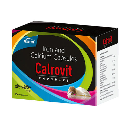 Iron And Calcium Capsules - Age Group: For Adults