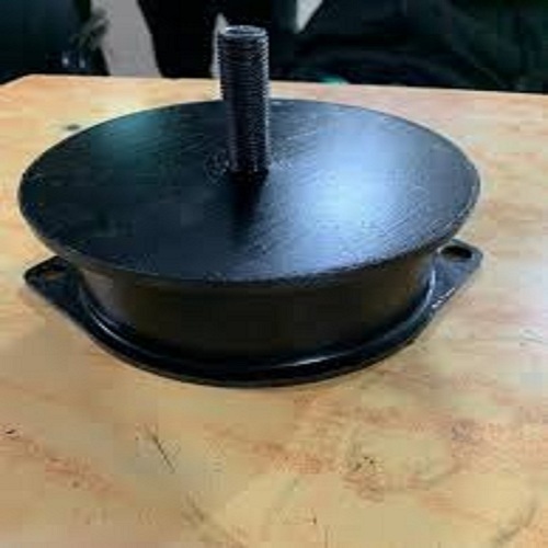 Vibratory Roller Rubber Mounting Pads - Color: Black