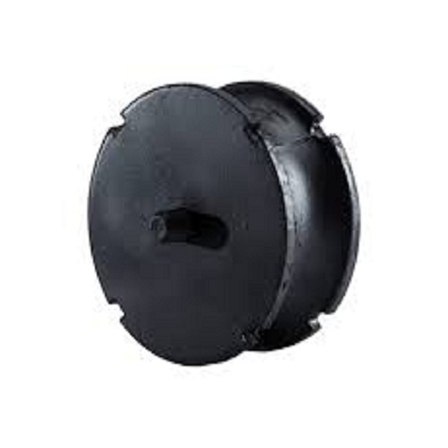 Vibratory Roller Rubber Mounting Pads - Color: Black