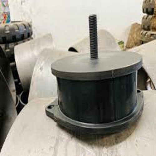 Vibratory Roller Rubber Mounting Pads - Color: Black