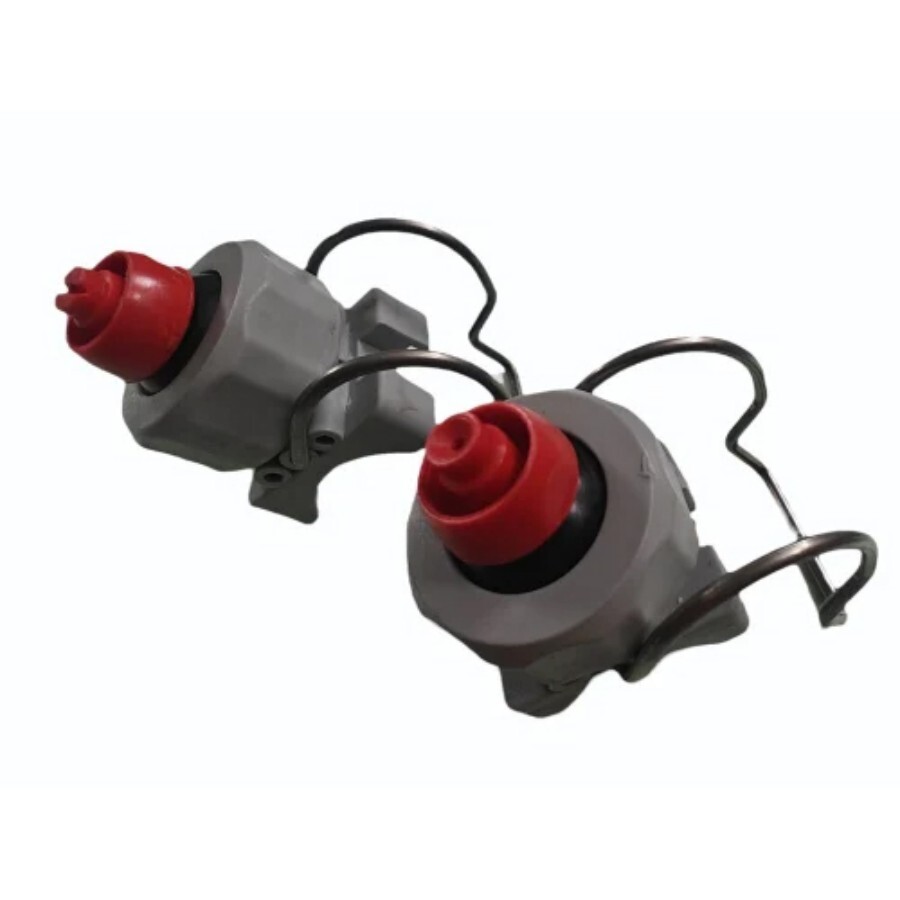 Adjustable Ball Plastic Vee Jet Nozzle Clip Eyelet - Plastic Material, 1 Inch Size | Industrial Usage, Versatile Design