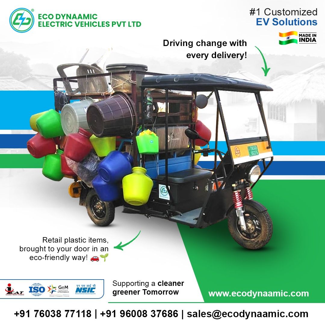 Electric Rickshaw Loader - Battery Life: 3 Years