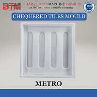 Paver Tile Moulds - Plastic Material, 12x12 Inch Size, White Color | Lightweight 300 Grams For Easy Handling And Durable Moulding