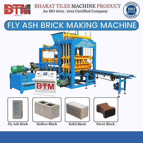 Concrete Brick Making Machine Fly Ash Brick