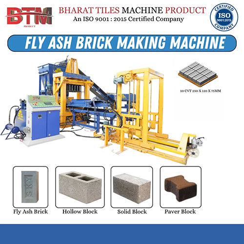 Concrete Fly Ash Brick Making Machine