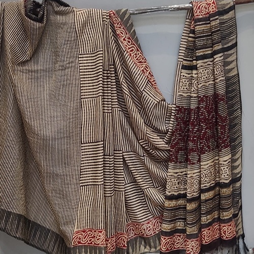 Kalamkari Saree - Premium Quality Cotton, Multicolor Printed Pattern | Lightweight Comfort for Daily Wear, Suitable for Formal and Informal Occasions