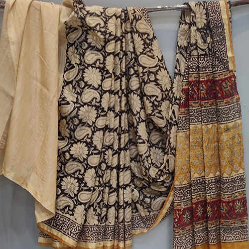 Printed Kalamkari Saree