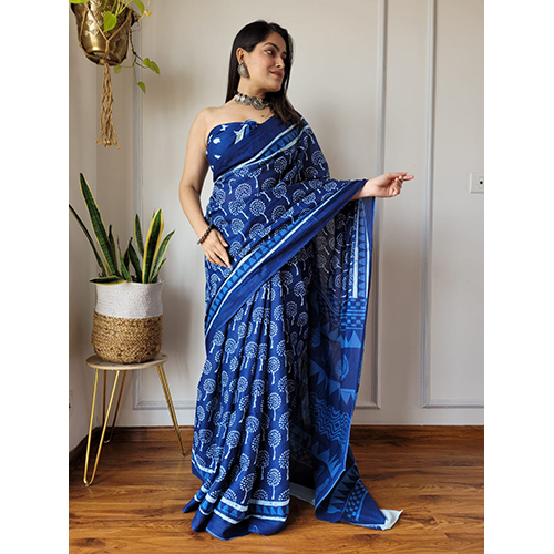 Printed Soft Cotton Sarees