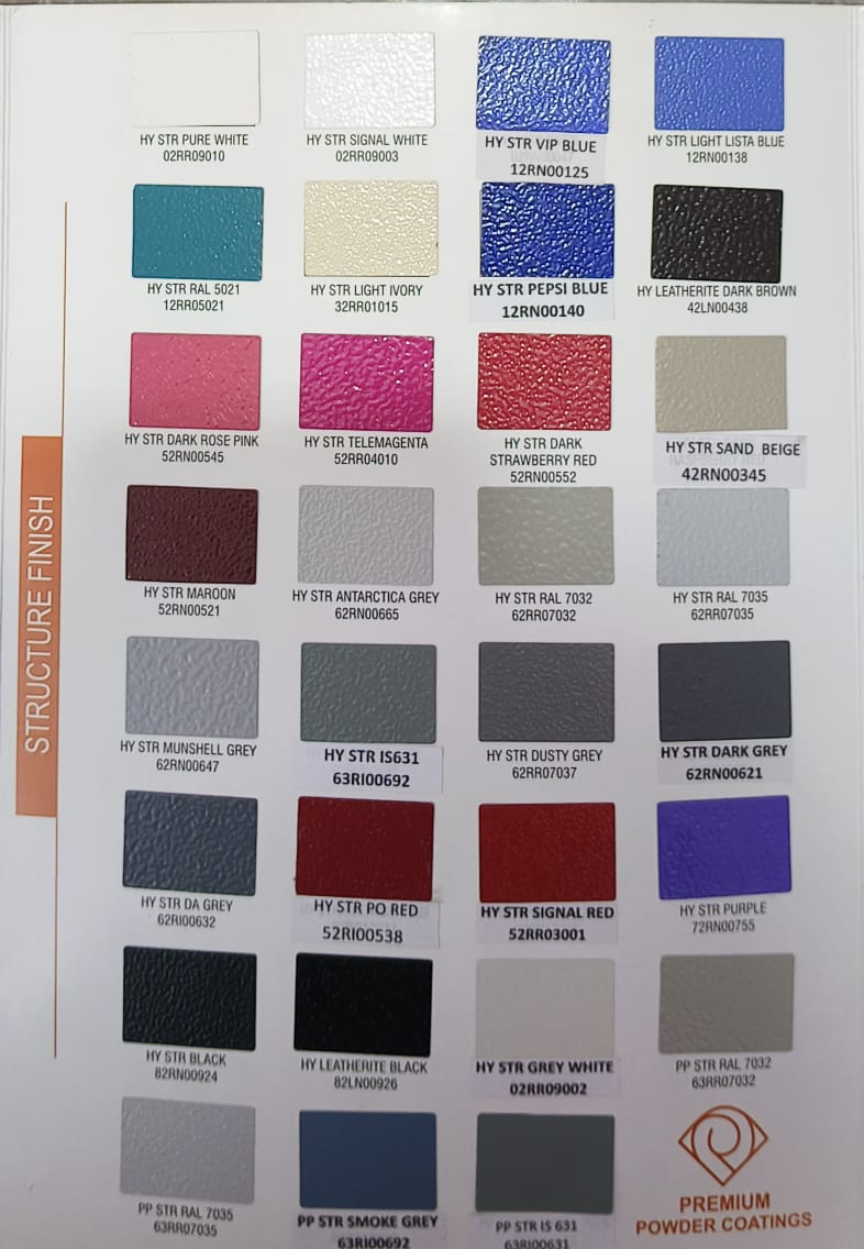 Premium Powder Coating Paints Shade Card - Cas No: 2541-62-9