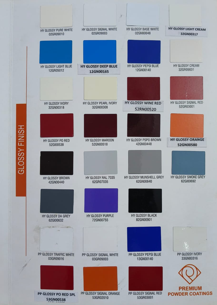 Premium Powder Coating Paints Shade Card - Cas No: 2541-62-9