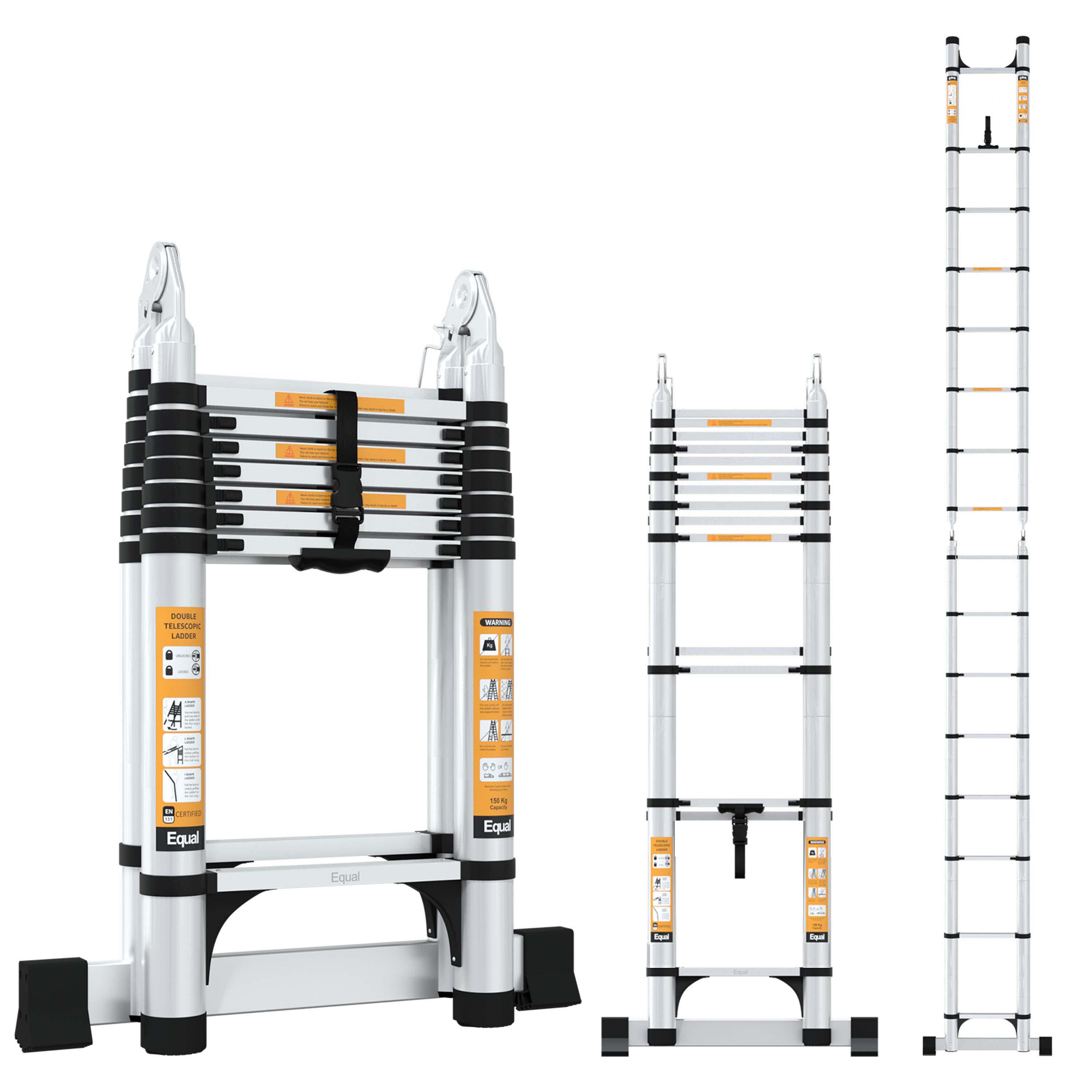 Equal Double Telescopic Ladder