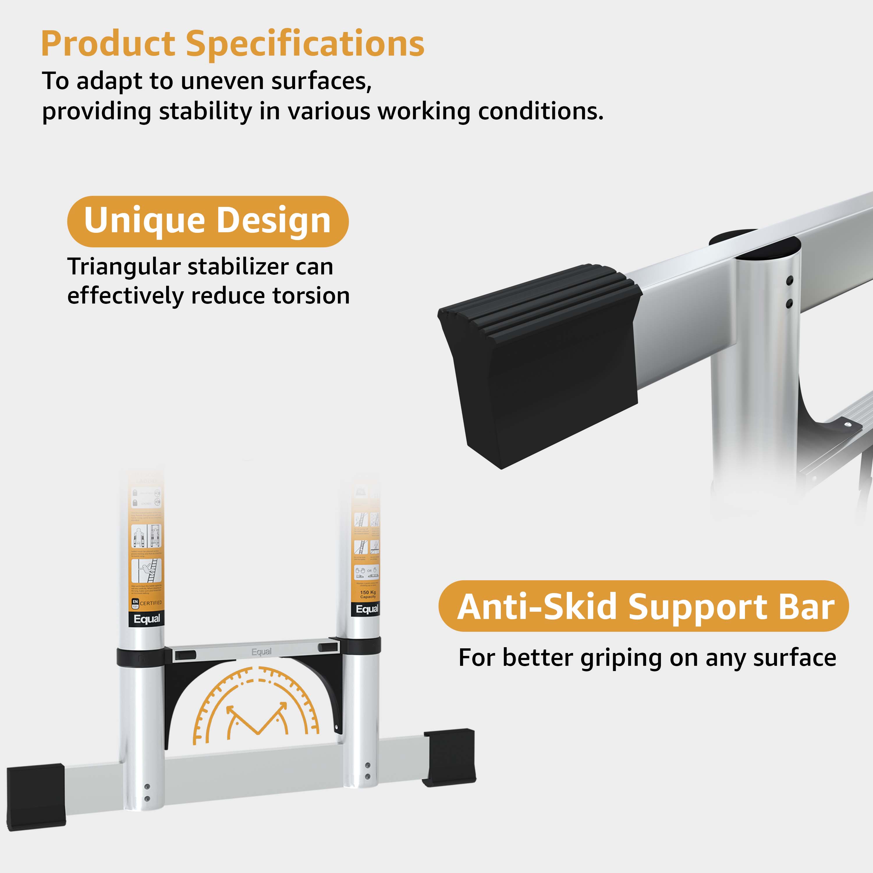 Equal Double Telescopic Ladder