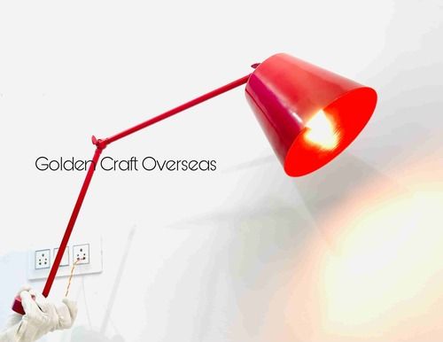 Rotating Arm Wall Light - Color: Red