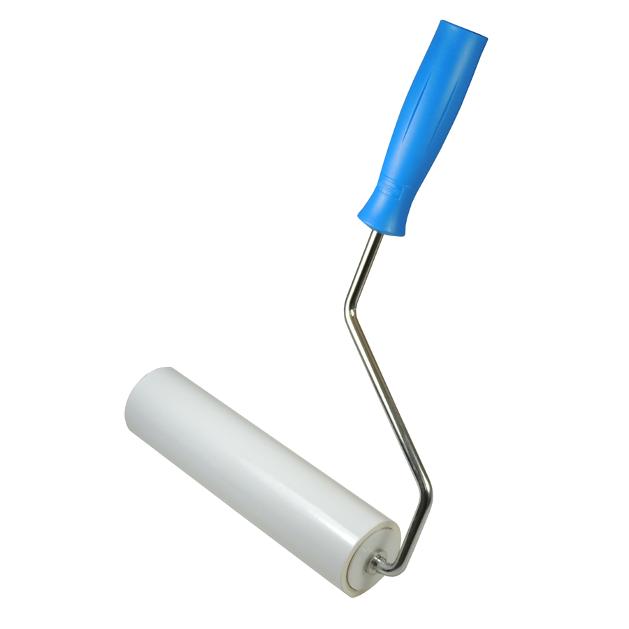 Adhesive Sticky Roller - Water Soluble Acrylic Ester Material, 4-12 Inch Sizes, White | Strong Adhesive Power, Ergonomic Handle, Peelable Sheets, Versatile For Cleanroom And Industrial Use