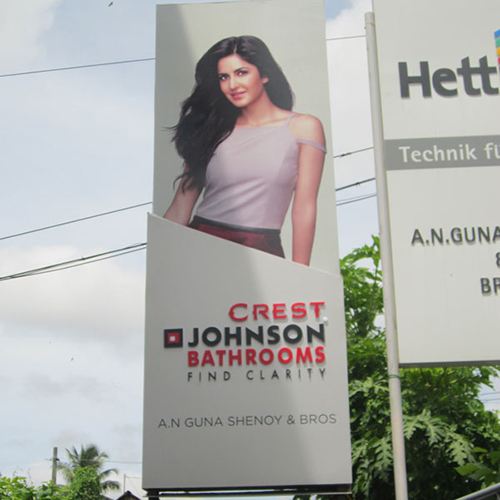 Pylon Signage Board - Installation Type: Wall Mounted