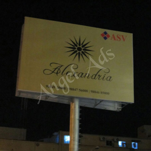 Customized Unipole Hoarding
