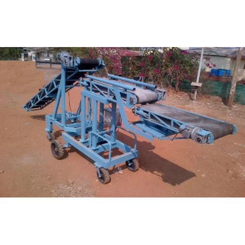 Wagon Loading Conveyor Belt System