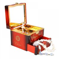 Dancer Ballerina Piano Music Box Hand Crank Music Plastic Box Gifts