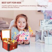 Dancer Ballerina Piano Music Box Hand Crank Music Plastic Box Gifts