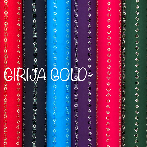 Girija Gold Kurti Fabric