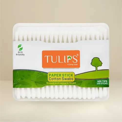 200 Sticks Eco Friendly Cotton Buds Swabs Box - Bud Color: White at ...