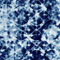 Shibori Fabric Blue Print