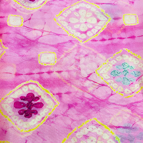 Shibori Printed Fabric - Attributes: Washable