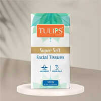 2 Ply 10 Pulls Super Soft Pocket Tissue Paper - 100% Virgin Pulp, 20cm X 19cm, White | Skin-brightening & Lightening For Women