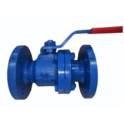 2-3 Pc Design Ball Valve - Color: Blue Paint Coated