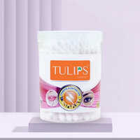 80 Sticks Cosmetic Eco Friendly Cotton Ear Buds Swabs Jar