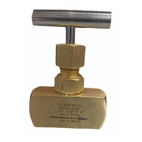 Brass Needle Valve - Color: Silver