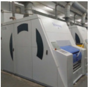 Apronf Off For Sliver Carding Machine - Color: Pista Green