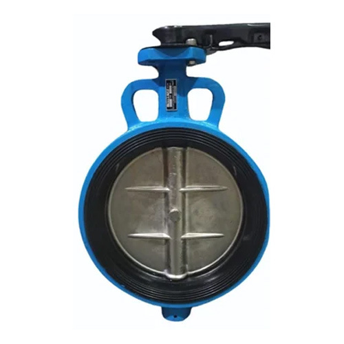 Wafer Style Butterfly Valve - Color: Blue