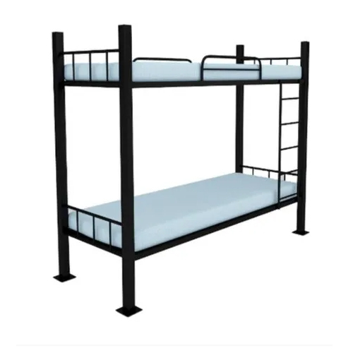 Iron Big Bunk Bed - Color: Black