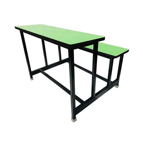 Dual Desk Bench - Color: Green