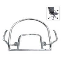 Metal Chair Frame - Polished Finish, Silver Color | Standard Design, Lightweight 500 G, Industrial Use