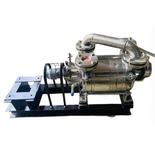 Industrial Double Stage Water Ring Vacuum Pump - Color: Sliver