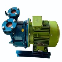 Re-circulation System Watering Vacuum Pump - Cast Iron, Medium Pressure 2 Hp, Single Stage Design, High Suction Power For Industrial Use