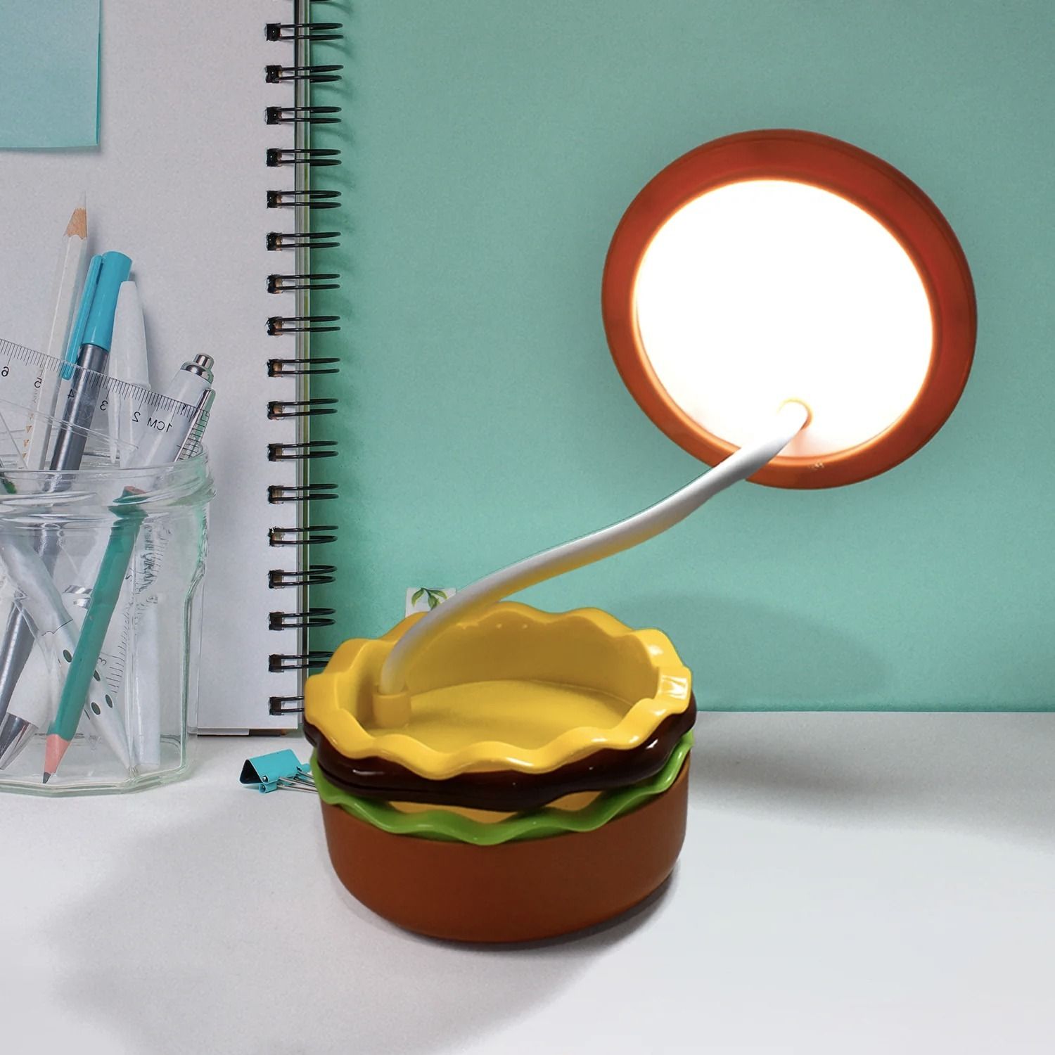 LED DESK LAMP BURGER SHAPE