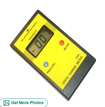 Digital Static Charge Meter - Color: Yello