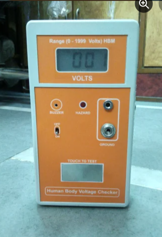 Human Body Voltage Checker With Alarm