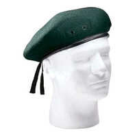 Military Beret Cap - High-quality Wool, Size 54-58 Cm | Customizable Design For Stylish Warmth In Winter Activities