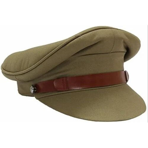 Police Beret Cap - Color: Khaki