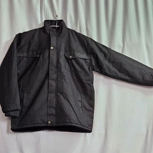 Cotton Security Jacket - Color: Black