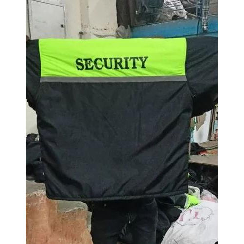 Security Guard Jackets - Color: Black & Green