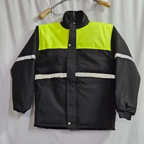 Unisex Security Jacket - Color: Black & Green