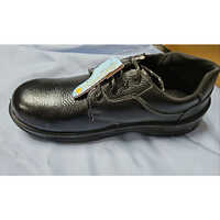 Security Guard Shoes - Polyester & Other Blend, All Sizes, Classic Black | Pvc Insole For Comfort, Lace-up Style For Versatile Wear