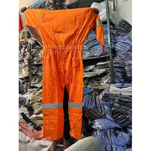 Plain Industrial Worker Uniform - Color: Orange