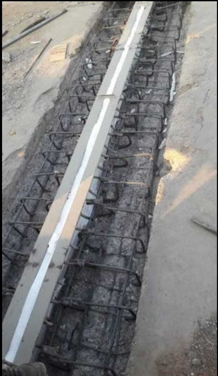 Strip Seal Expansion Joint - Color: Smook Grey