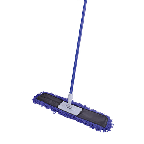 24 Inch Acrylic Mop - Cotton Material, 24 Inch Length, Blue Color | Ideal for Floor Mopping in Home and Business Settings